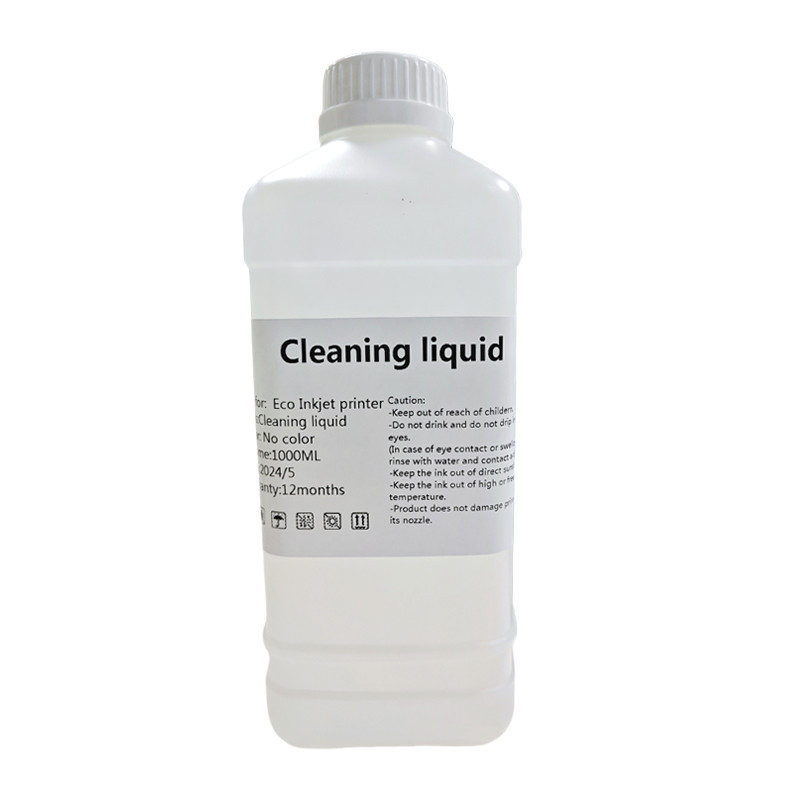 1000ML Eco-Solvent Ink Cleaning Solution For Epson/Roland/Mimaki/Mutoh DX5 DX7 TX800 XP600 5113 I320