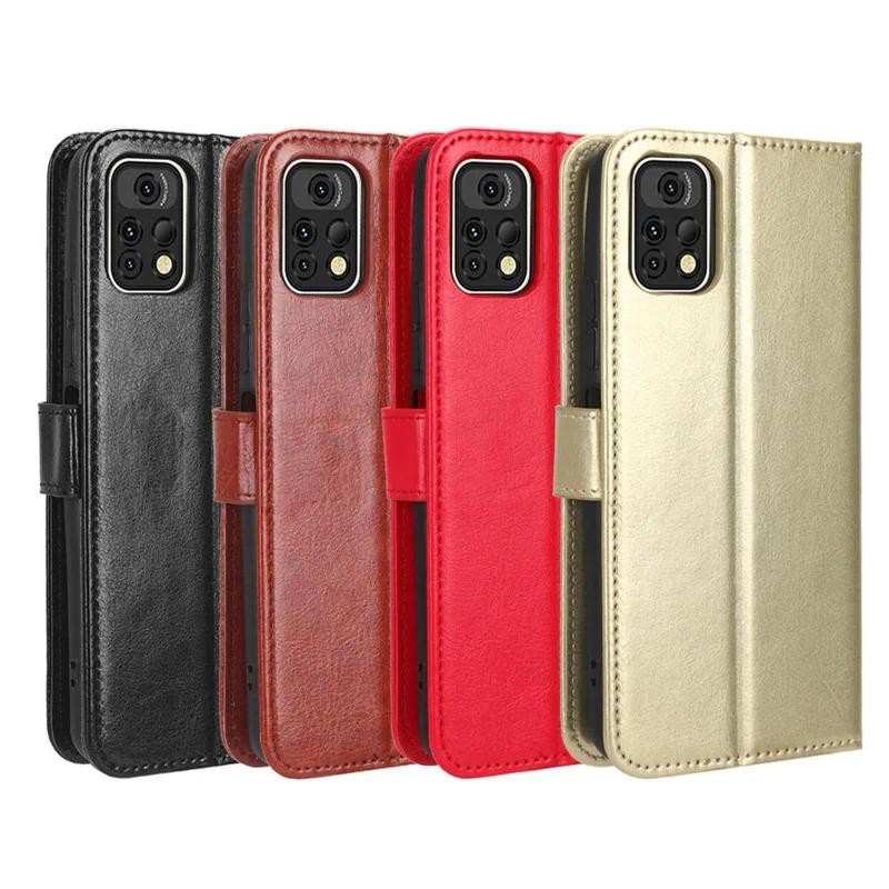 Flip casing Umidigi A13 Pro 5G Wallet cover High-grade fleece Car Slot Flip case Leather Stand Holde