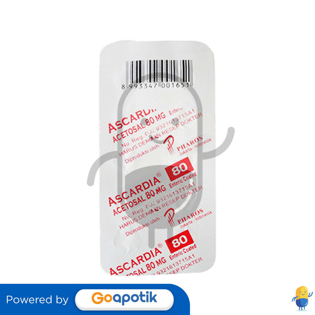 Ascardia 80 Mg Strip 10 Tablet