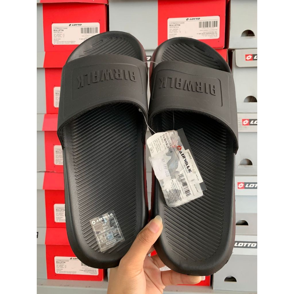 Airwalk Tampa Black Sendal Pria Original