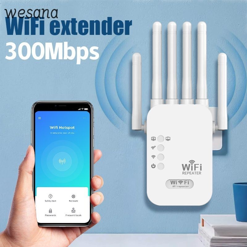 Signal Amplifier Penerima Pemancar Sinyal Alat Penyambung Wifi Jarak Jauh WIFI Repeater Wireless Rou