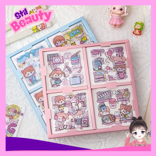 

Stiker motif kartun korea lucu anti air sticker Aesthetic DIY Buku Diary Stiker HP Stiker Tumblr Stiker Botol minum Stiker Deco / Sticker Kartun Lucu Stiker handbook scrapbook - STIL