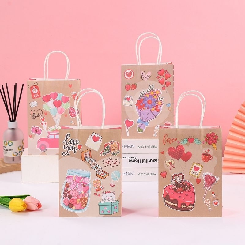 

Dalingshop Paper Bag Tas Kado Motif Gambar Love Bunga Simple Goodie Bag Souvenir Ulang Tahun Ultah