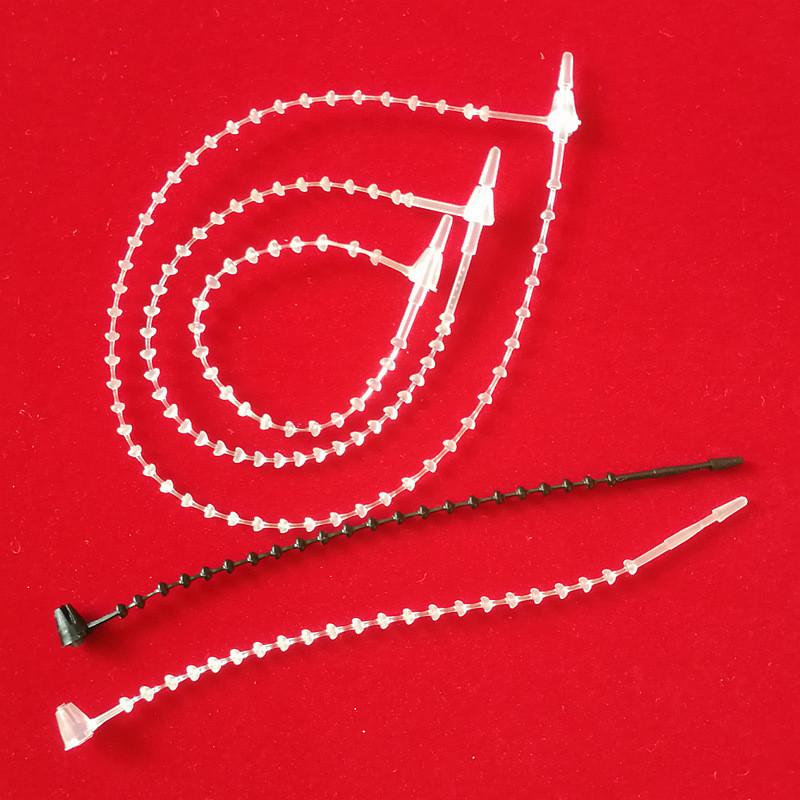 

1000pcs/lot 3 5 7 9Inch Locks PP Commodity Clothes Price Label Tagging Pins Plastic Loop Pin Lock Pins Rope Pin Line Tag