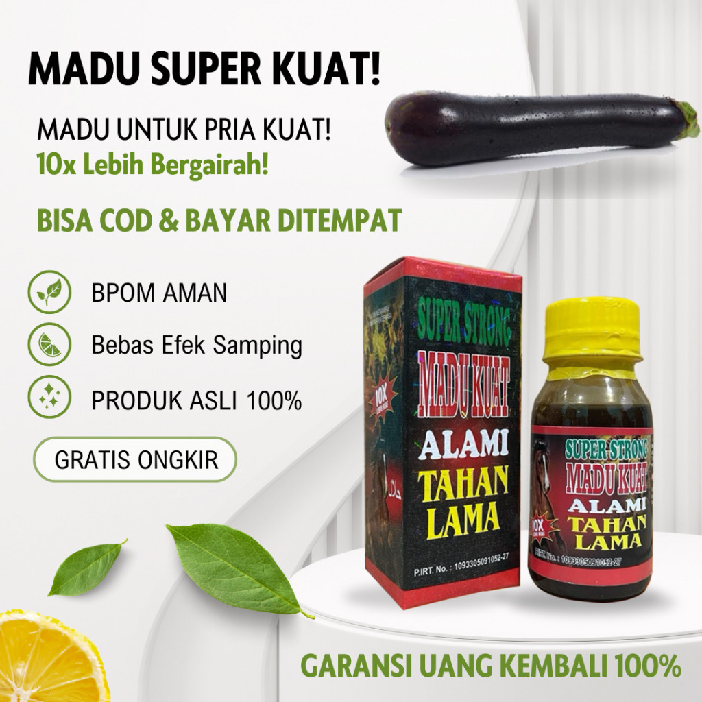 

OBAT KUAT MADU SUPER TONIK CAP KUDA ASLI HERBAL TAHAN LAMA asli herbal
