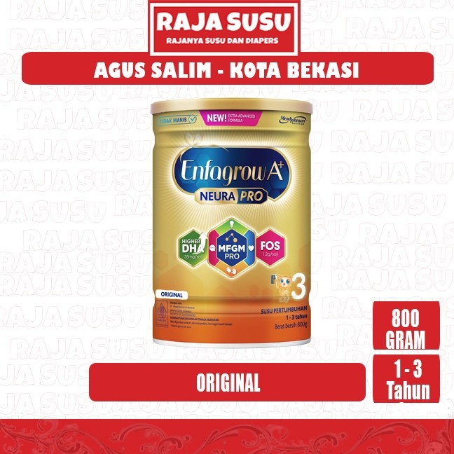 ENFAGROW A+ 3 PLAIN 800 G - RAJA SUSU Premium