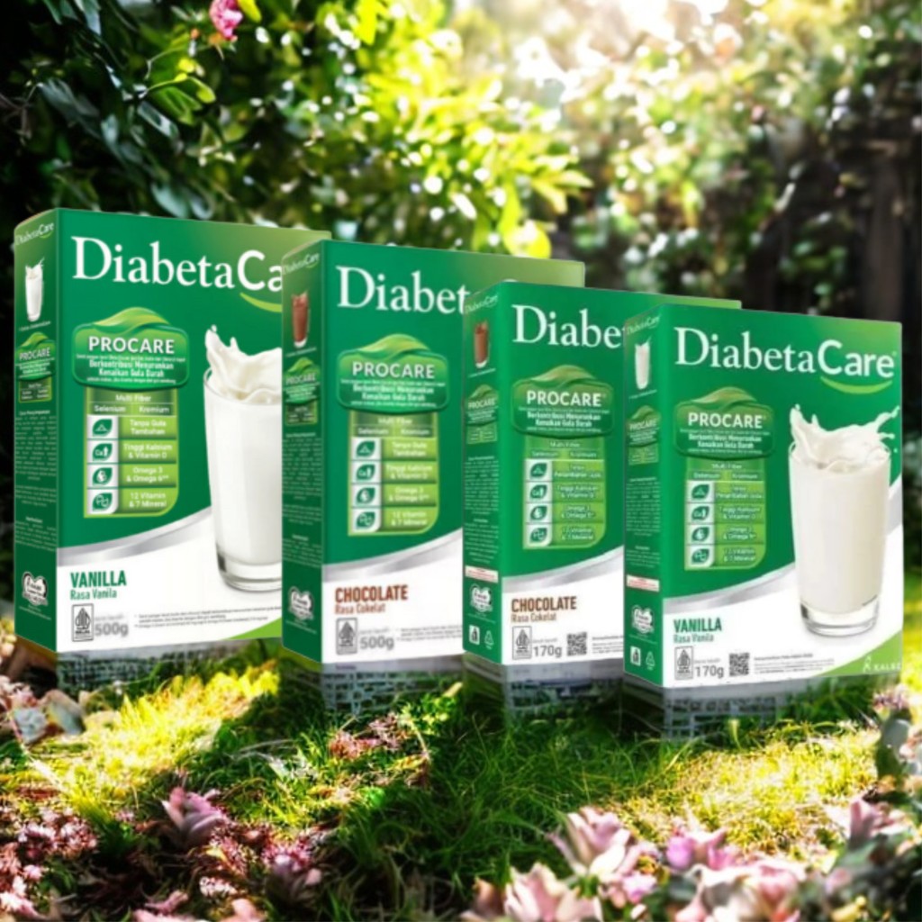 

Susu DiabetaCare 500gr 170gr Susu Diabetes Menurunkan Kenaikan Gula Darah Rasa Vanila Coklat MB