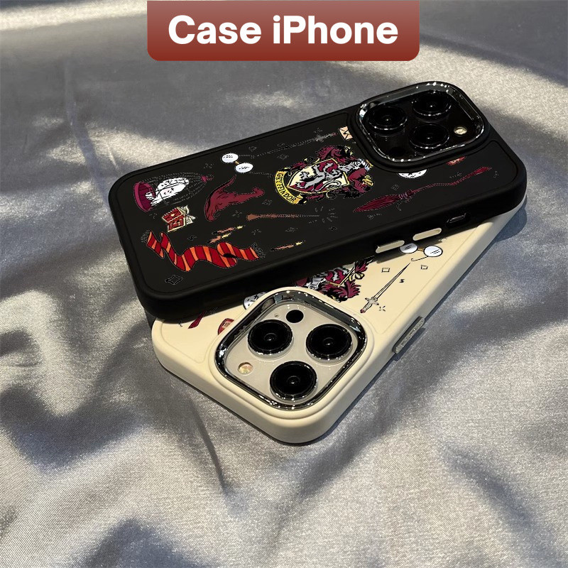 Premium Silicone Case Harry Potter Gryfindor iPhone 15 14 13 12 11 Pro Max XS XR SE 2022 6 7 8 Plus