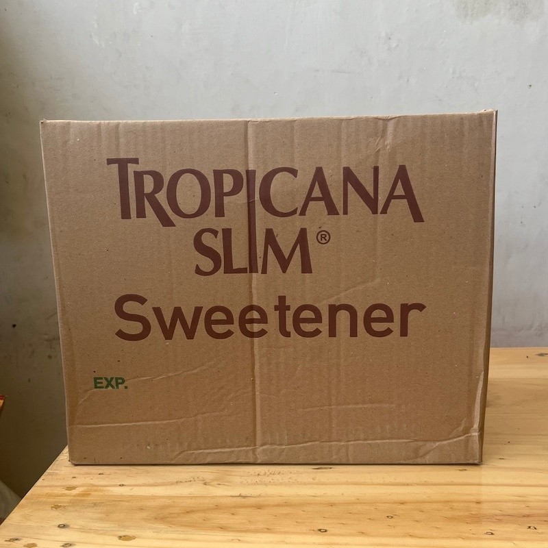 

KARTON Tropicana Slim Classic 8 Box Kemasan 160 Sachet Gula Diet Exp Panjang 2028