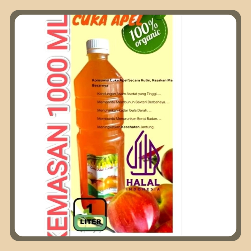 

CUKA APEL ORIGINAL - Detock Diet SUDAH BERSETIFIKAT HALAL