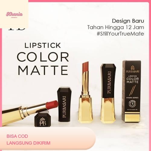 Purbasari Matte Lipstick/ Lipstik Matte Purbasari