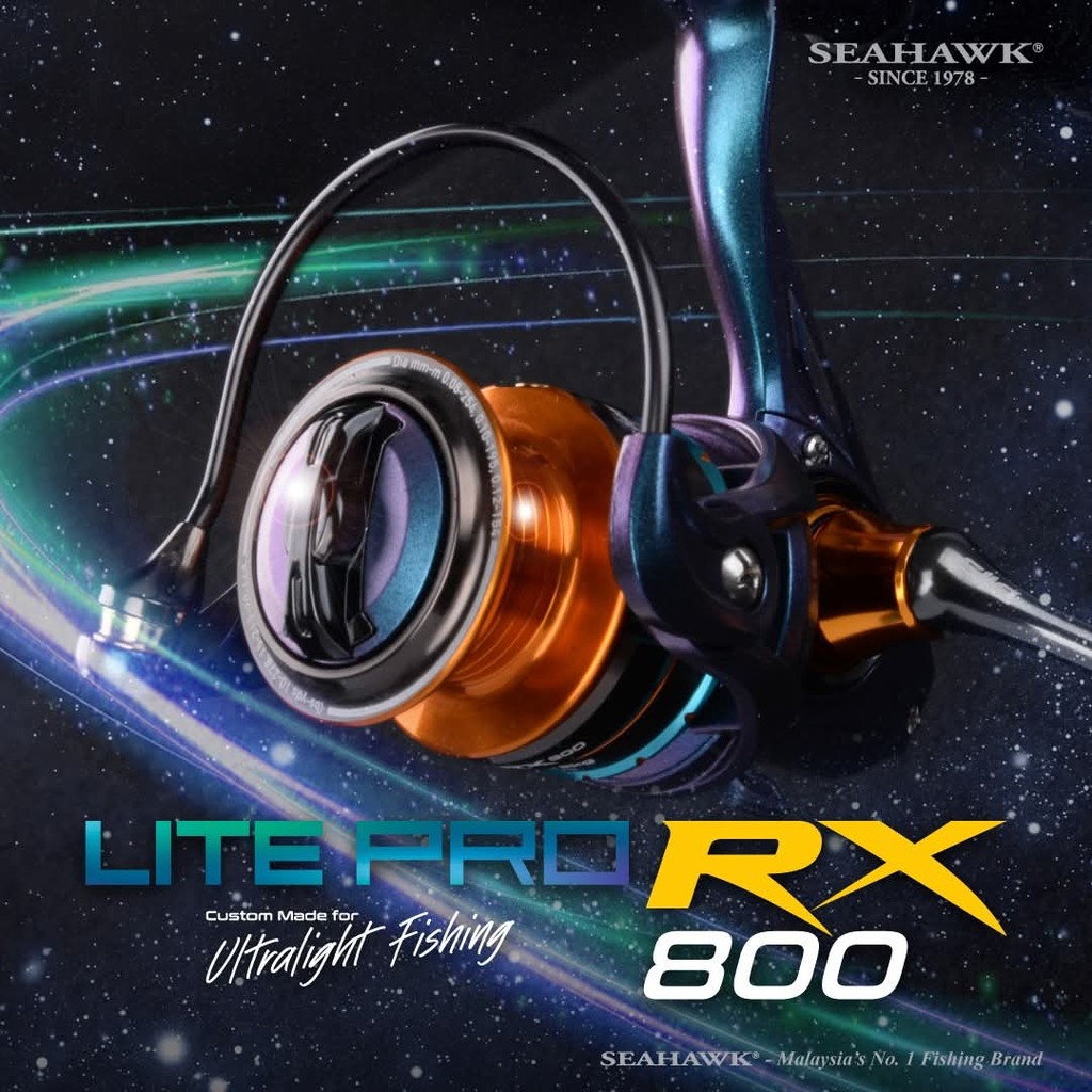SEAHAWK Reel Spinning Ultralight Lite Pro RX 800