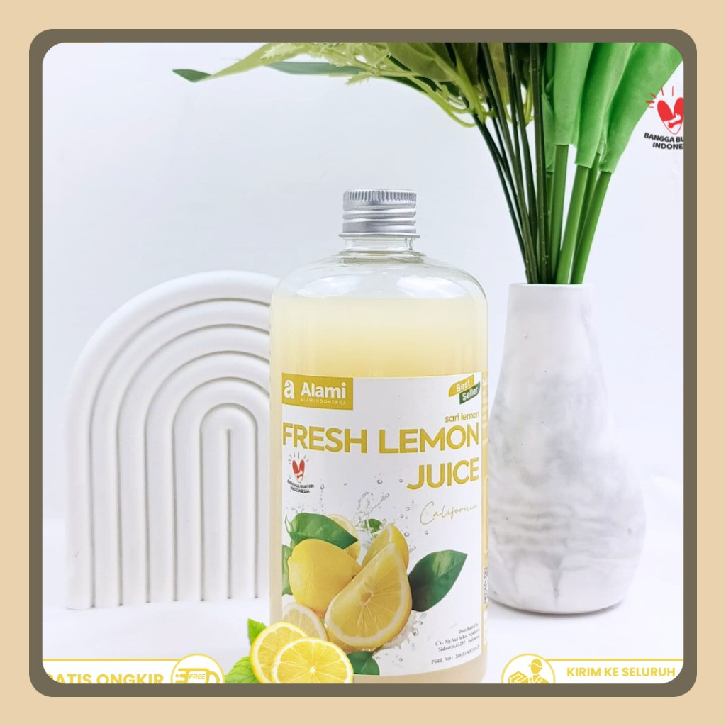 

ALAMI SARI LEMON 500 ML MURNI ALAMI MINUMAN KESEHATAN DIET SEHAT ALAM INDONESIA
