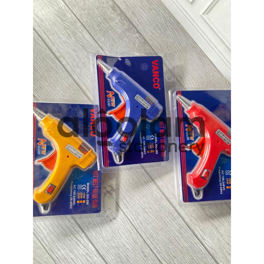

SATUAN ( 1 PCS ) Hot Melt Glue Gun Alat Lem Tembak Kecil 20w On Off Alat Lem Bakar 20 Watt On Off lengkap