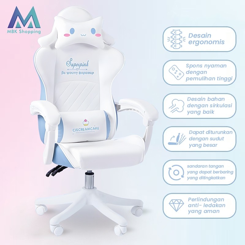

MBK- Kursi gaming / Gaming Chair Lucu / Kursi Santai Kursi / Gamers / Kursi Gamer / Kursui Putar / Kursi Game / Kursi Hidrolik /Kursi Komputer/Kursi Kantor