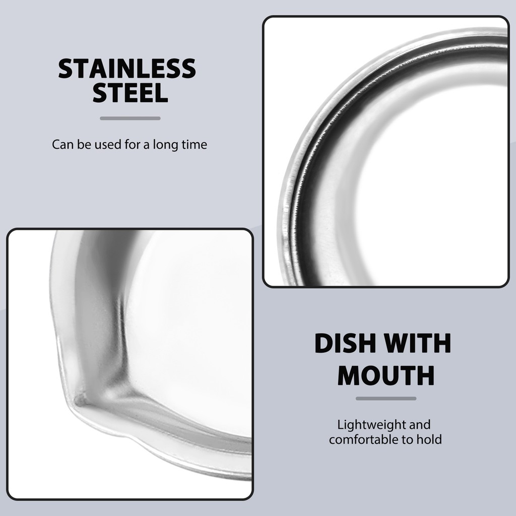 

12Pcs Makeup Palette Stainless Steel Small Round Paint Tray Artist Watercolours Paint Mixing Palette Tray For Artist