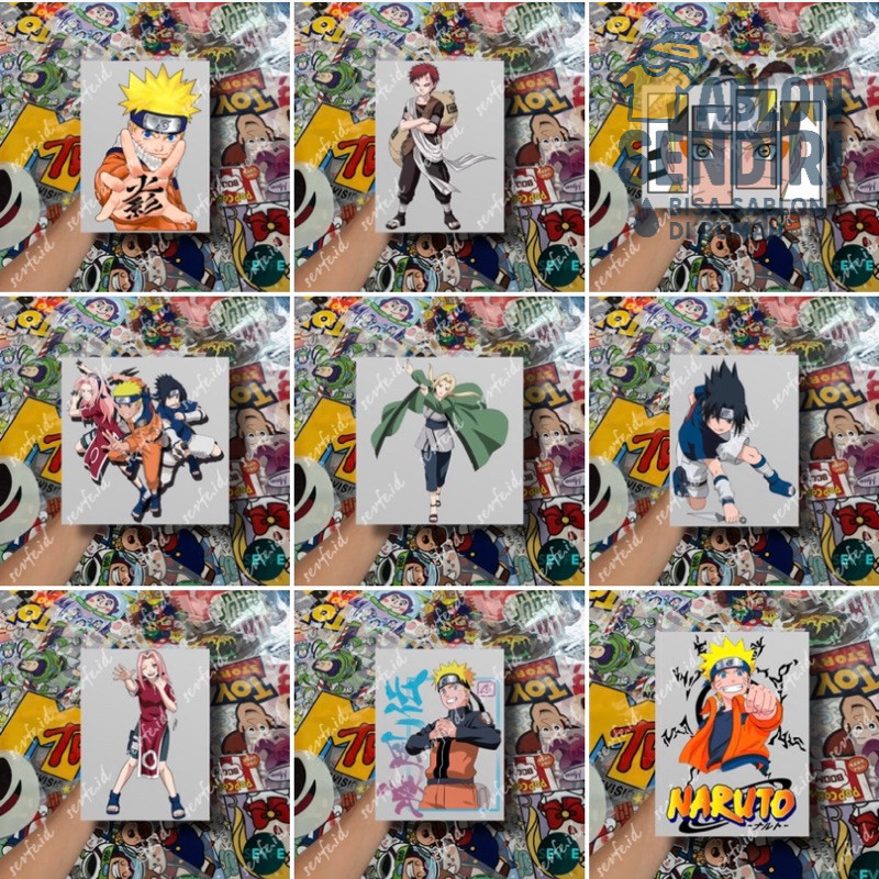 

Stiker DTF Sablon Setrika Sablon Stiker NARUTO