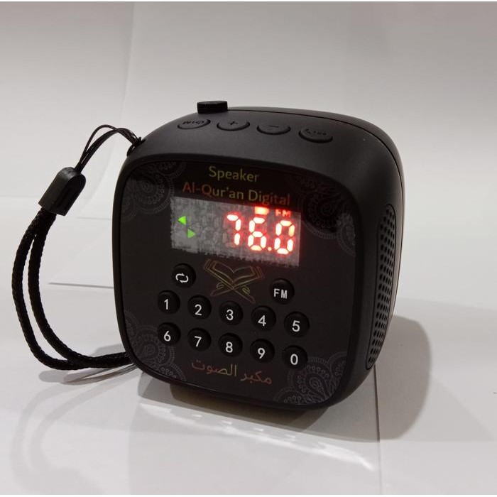 Speaker Mini Bluetooth Digital FM Radio - Hitam