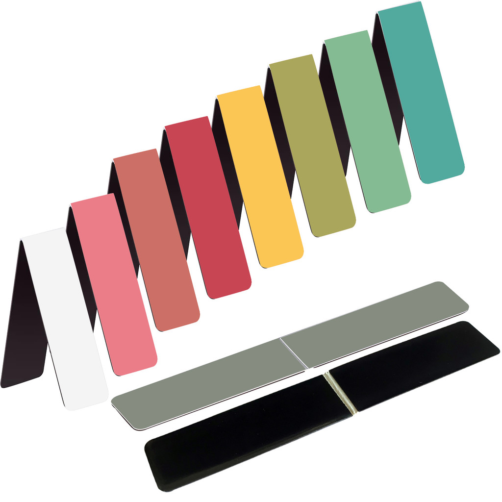 

10PCS Magnetic Bookmark 10 colors Magnetic Bookmarks Page Markers For Students Teaers Classroom Home Office Reading Supplies