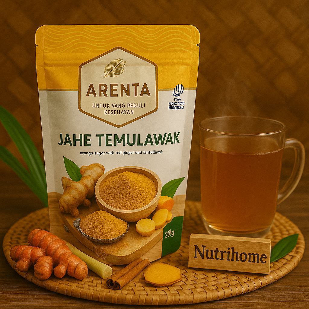 

Arenta Jahe Temulawak 250g – Minuman Herbal Tradisional Alami Temulawak Jahe Merah Penghangat Penambah Stamina Tubuh