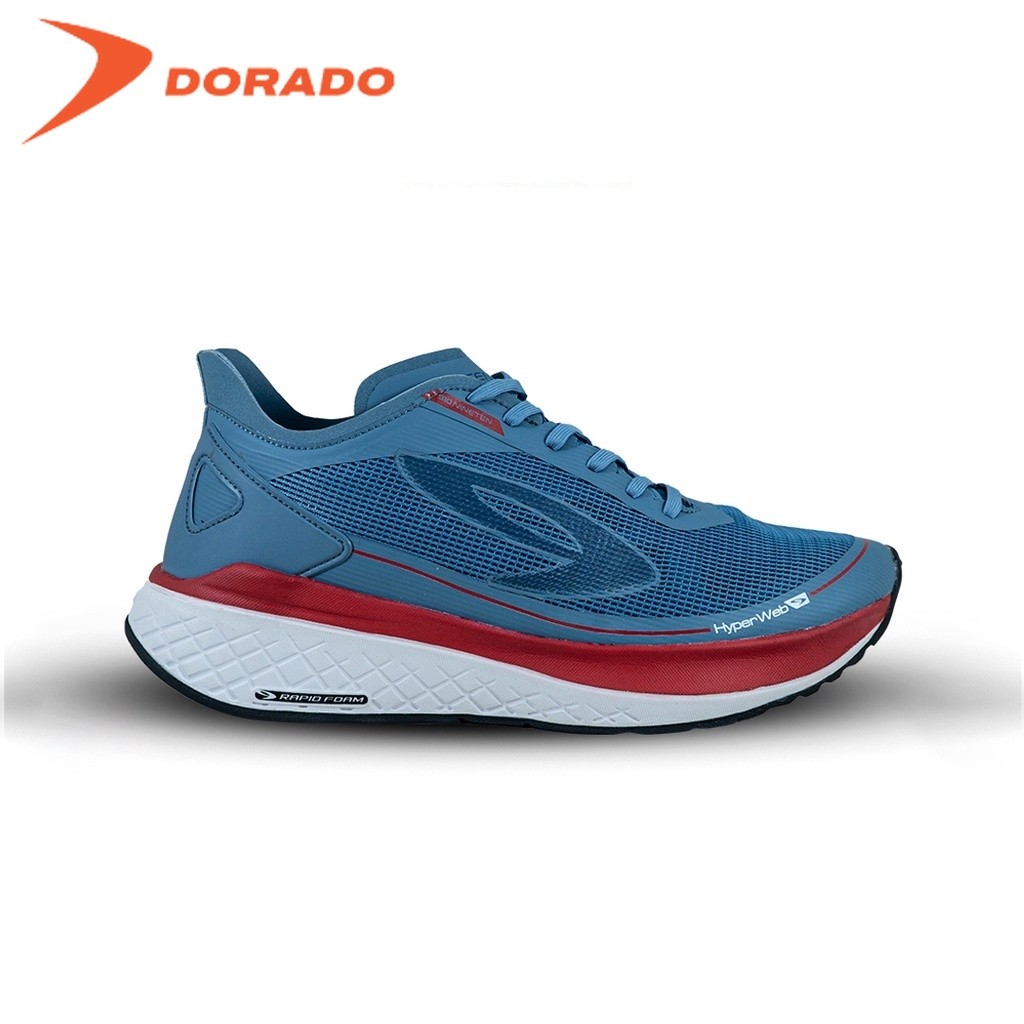 910 Nineten KENZO RUN Sepatu Lari - Biru / Merah / Putih