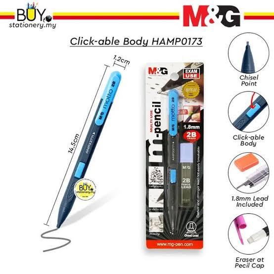 

M&G Exam Mechanical Pencil HAMP0173 1.8mm 2B