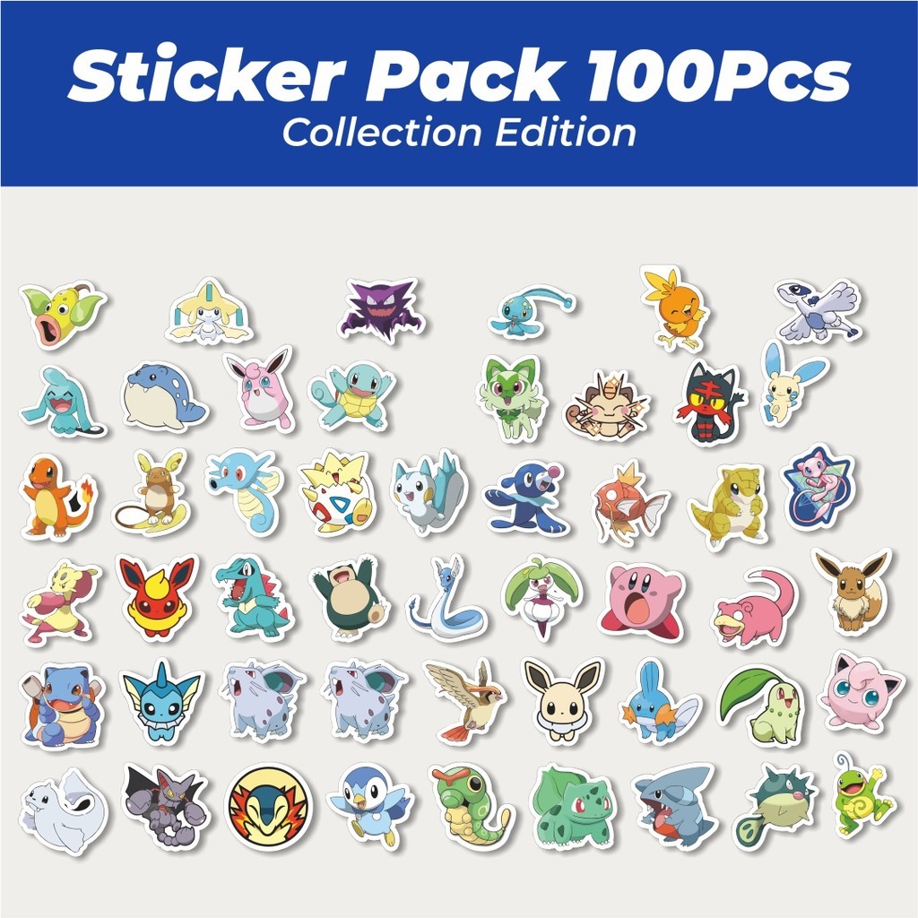 

Hot Stiker Anime Pokemon V4 Lucu Anti Air Stikers Berperekat Waterproof Sticker Decal Buat Motor Helm Buku Journal Koper Casing HP Laptop Botol Minum