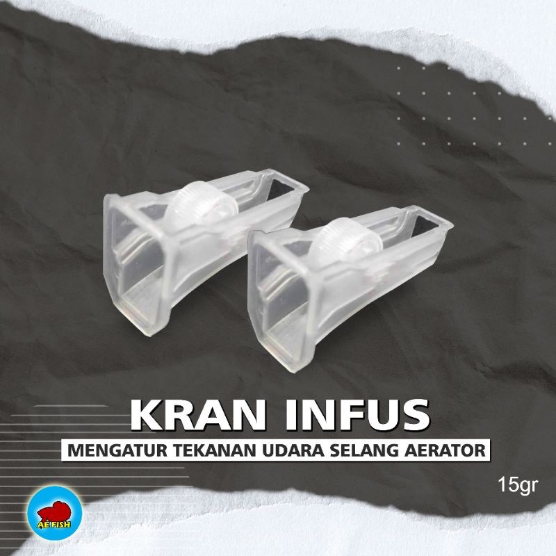 2pcs kran infus selang udara aerator keran infus pengatur udara aerator