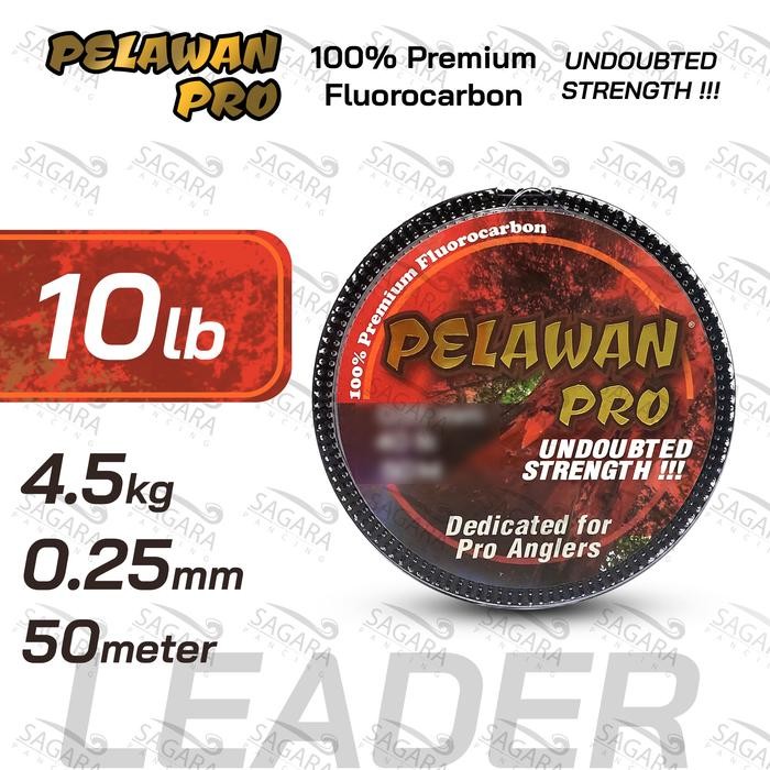 Leader Pelawan PRO Premium Leader Fluorocarbon - 10 Lbs
