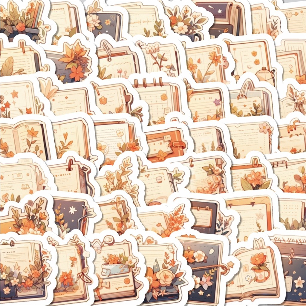 

Stiker Cutting Pack Stiker Cover Books Flower [Sampul Buku Bunga] Isi 100Pcs Series Aesthetic Lucu Keren Untuk Koper Bahan Vynil