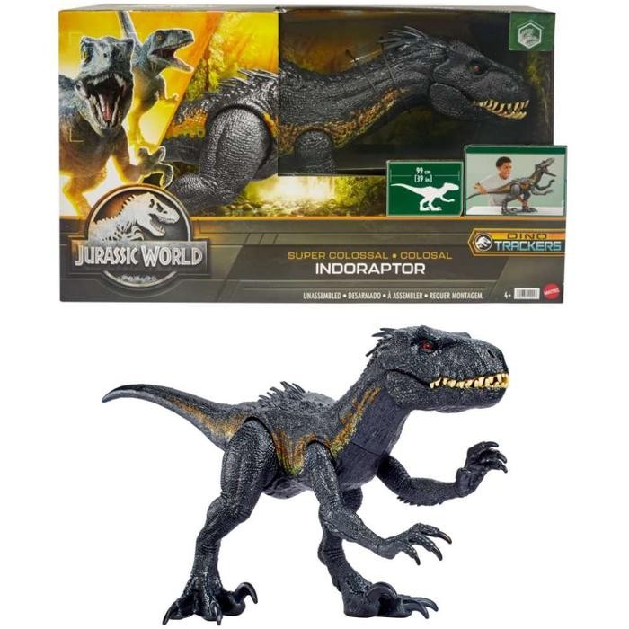 Mainan Anak Dino AR Jurassic World Track N Attack Indoraptor Bersuara