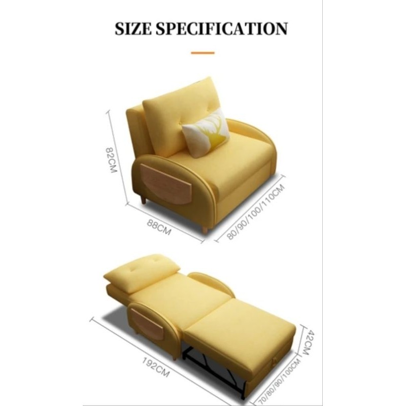 JAMIN MURAH sofa single recliner(BISA LANGSUNG ORDER)