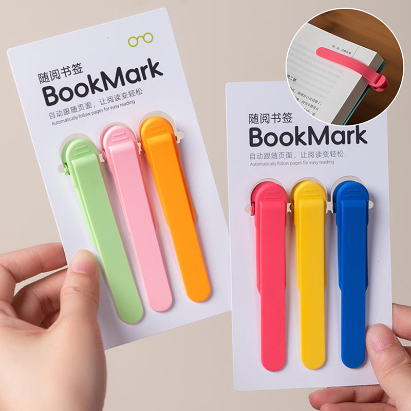

1/3/6pcs Smart Bookmark Silicone Book Mark Book Spare Parts Accessories Parts For Reading Lovers Bookmarks For Men Women