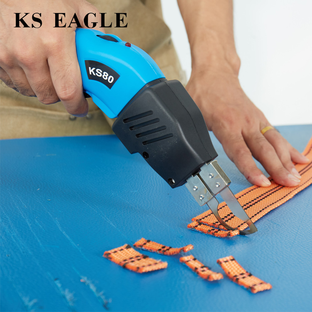 

Electric Hot Knife Fabric Cutting Machine Electric Scissors Cloth Tool For KS EAGLE Rope Webbing Cutter Leather DIY Cutting Tool