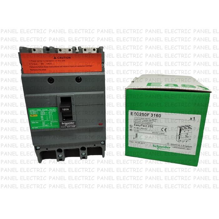 

NO FUSE BREAKER NFB MCCB EZC250F 3P EZC 250F EZC 250 F - 125A