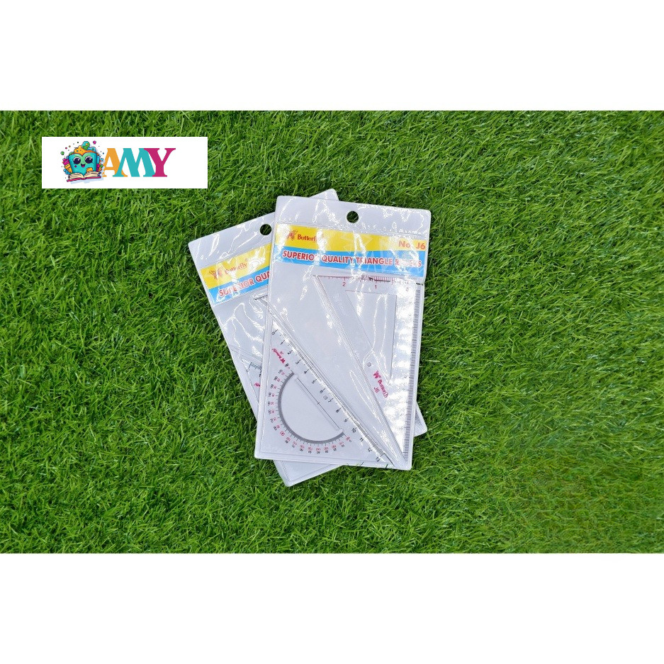 

Butterfly Penggaris Segitiga CL J6 AMY STASIONARY