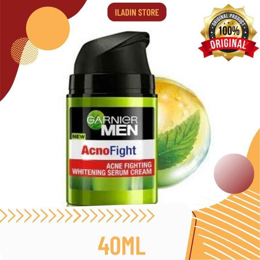 Garnier Men Acno Fight Brightening Serum Cream 40 ml new