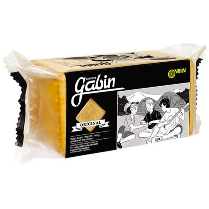 

Nissin biskuit gabin original 140gr