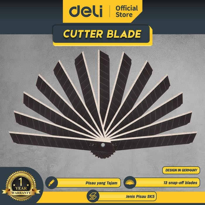 

Ready Deli Cutter Blade / Isi Ulang Cutter SK5 Isi 10 pcs perkakas 78002