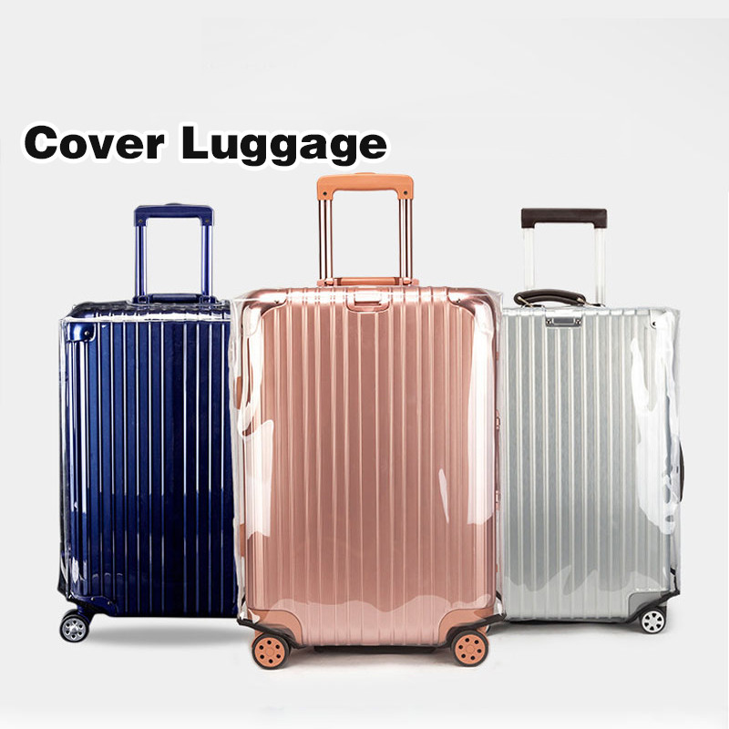Sarung Koper Plastik Mika / Luggage Cover Transparant / Cover Pelindung Koper