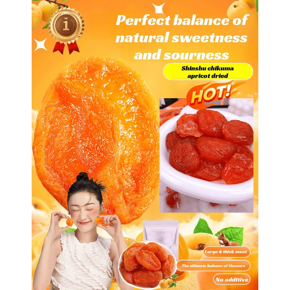 

❤️Beli 1 gratis 1❤️Aprikot Kering Aprikot Merah Kering 100% Alami Buah Kering Halal Tanpa Bahan Tambahan Buah Kering Berkualitas Camilan untuk Anak-anak