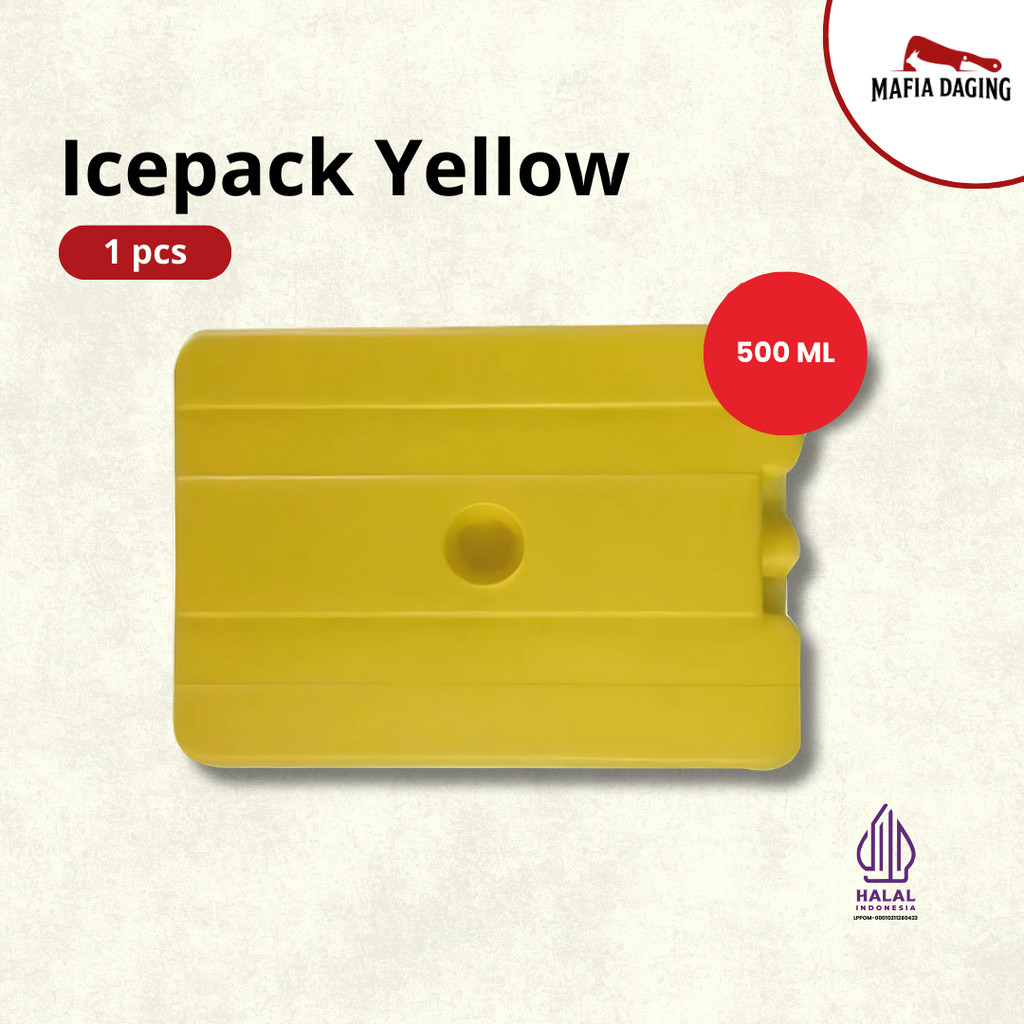 

[Mafia Daging] YELLOW ICE PACK MEAT / DAGING SAPI / MAKANAN BEKU / YELLOW ICE PACK - 500ML