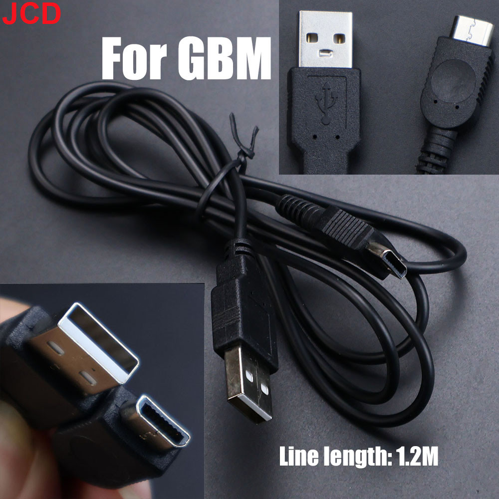 JCD 1pcs For Game boy GBM USB 1.2M Power Supply  arging  arger Cable For GameBoy Micro Game Console