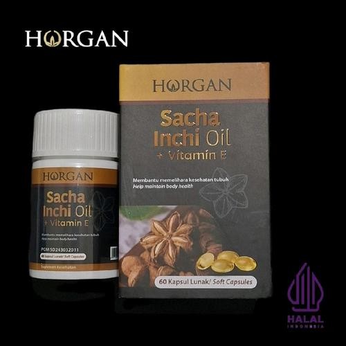 Horgan Sacha Inchi Oil + Vitamin E isi 60 softgel