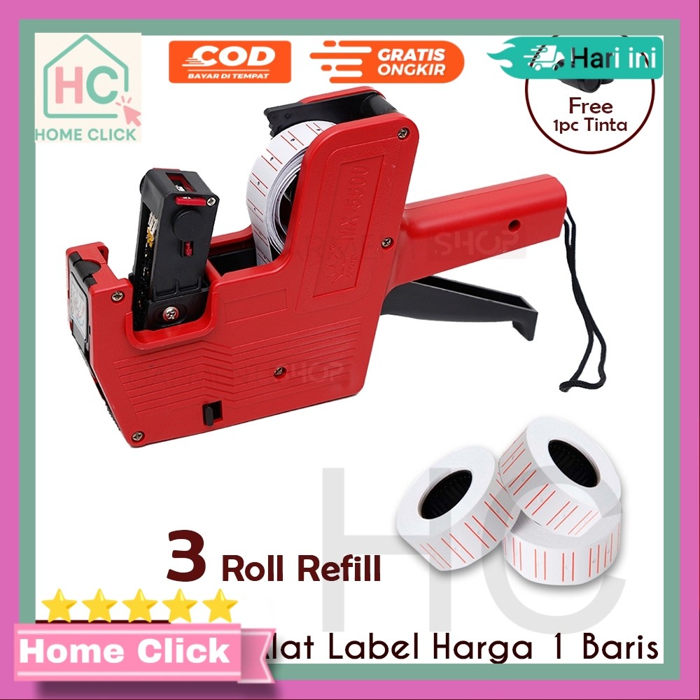 

ALAT LABEL HARGA PRICE LABELLER M5500 & 3 ROLL