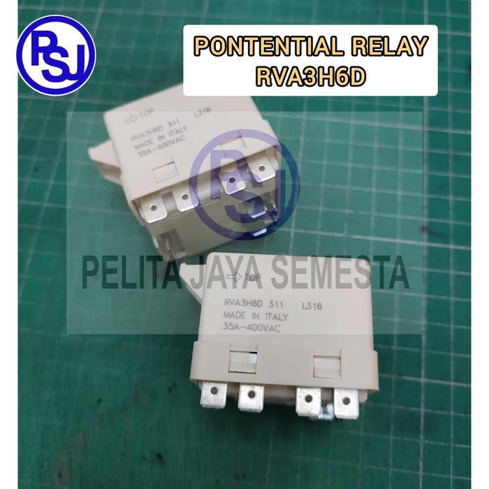 Potential relay compressor RVA3H6D / Relay RVA3H6D / Relay Kompresor Freezer