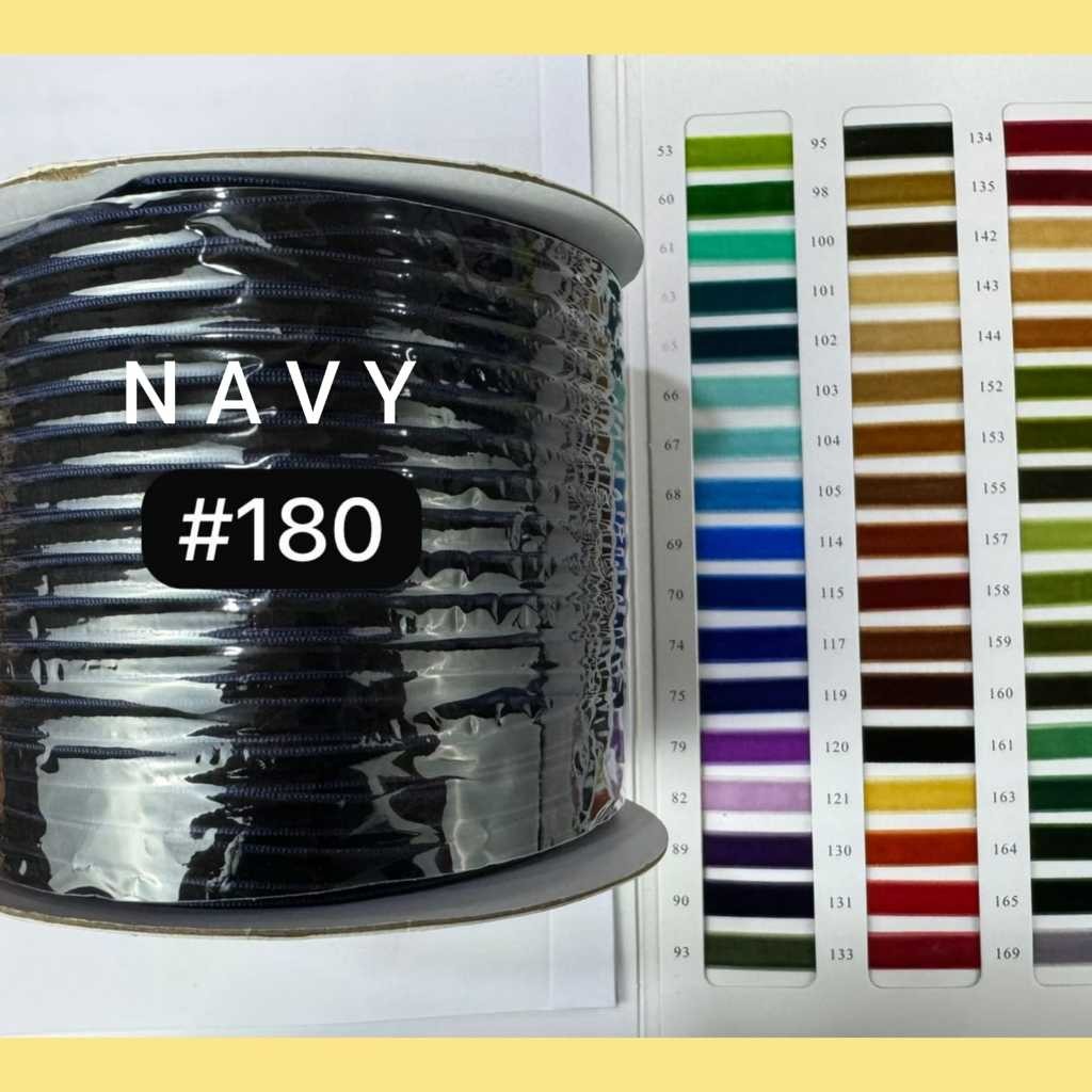 

ECER 1 yard - Pita Beludru / Velvet Ribbon Navy