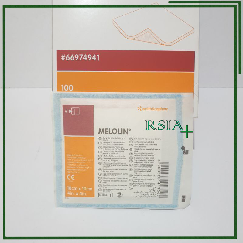 Melolin 10x10cm 10 x 10 cm Plester Kasa Melolin RSIA