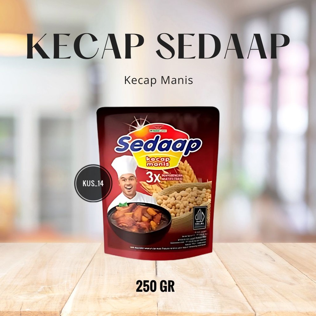 

Kecap Manis Sedaap 250 gram / Soy Sauce