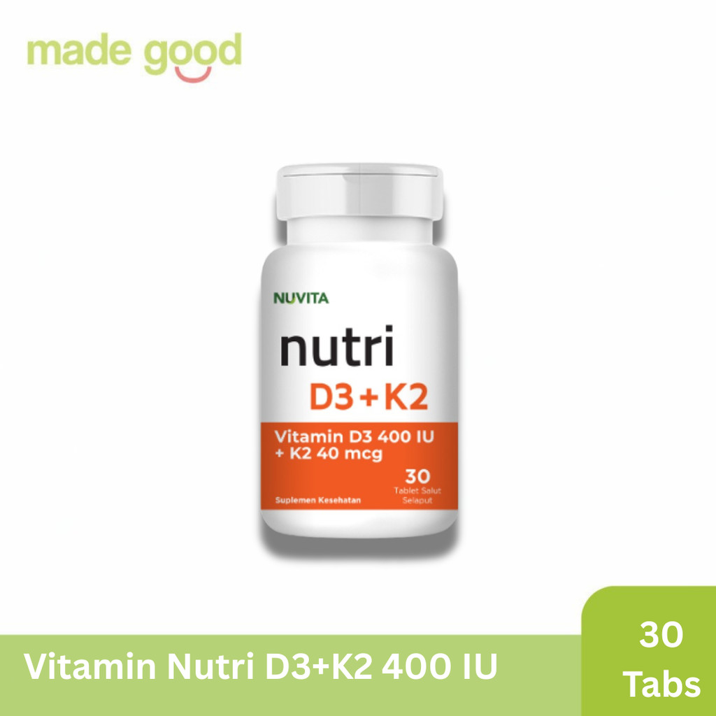 Nuvita Vitamin D3+K2 40 mcg (30)